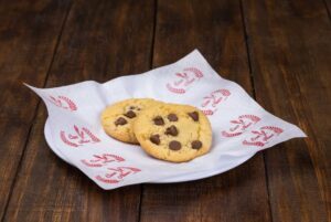 Cookie Branco com gotas de Chocolate